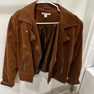 Brown jacket!